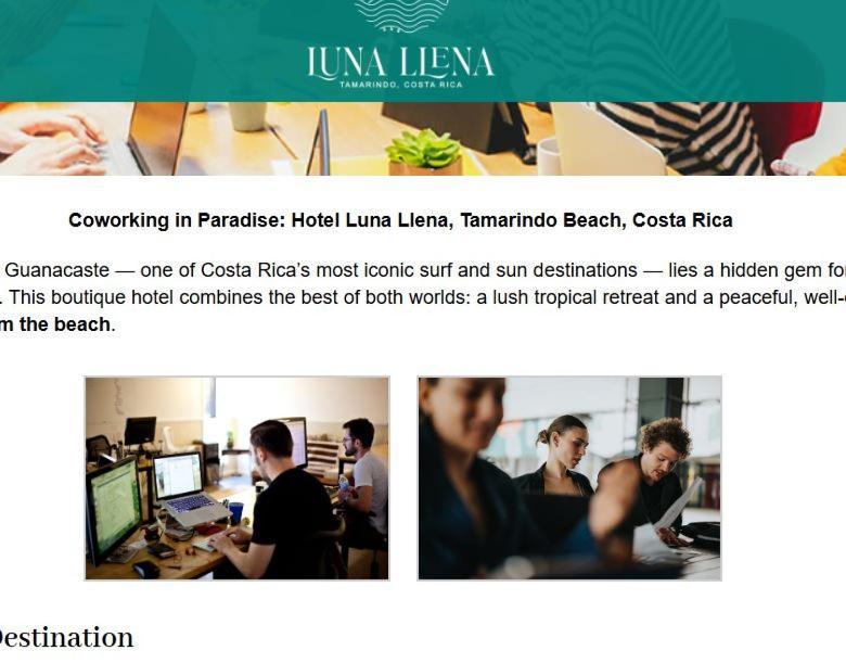 Hotel Luna Llena Tamarindo Exterior foto